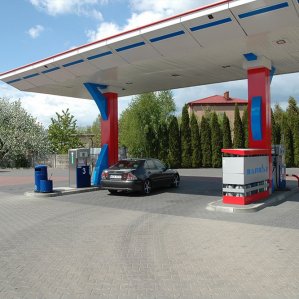stacja paliw na ul. Siedleckiej